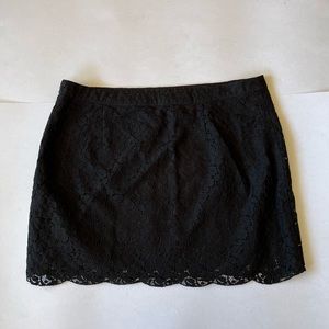 Talula black lace skirt, size 10